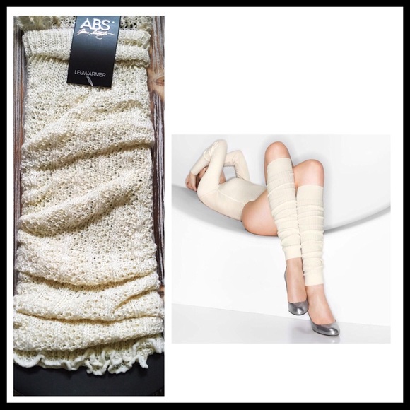 ABS LEG WARMERS TALL BOHO CROCHET BOOT COVERS - Picture 4 of 8